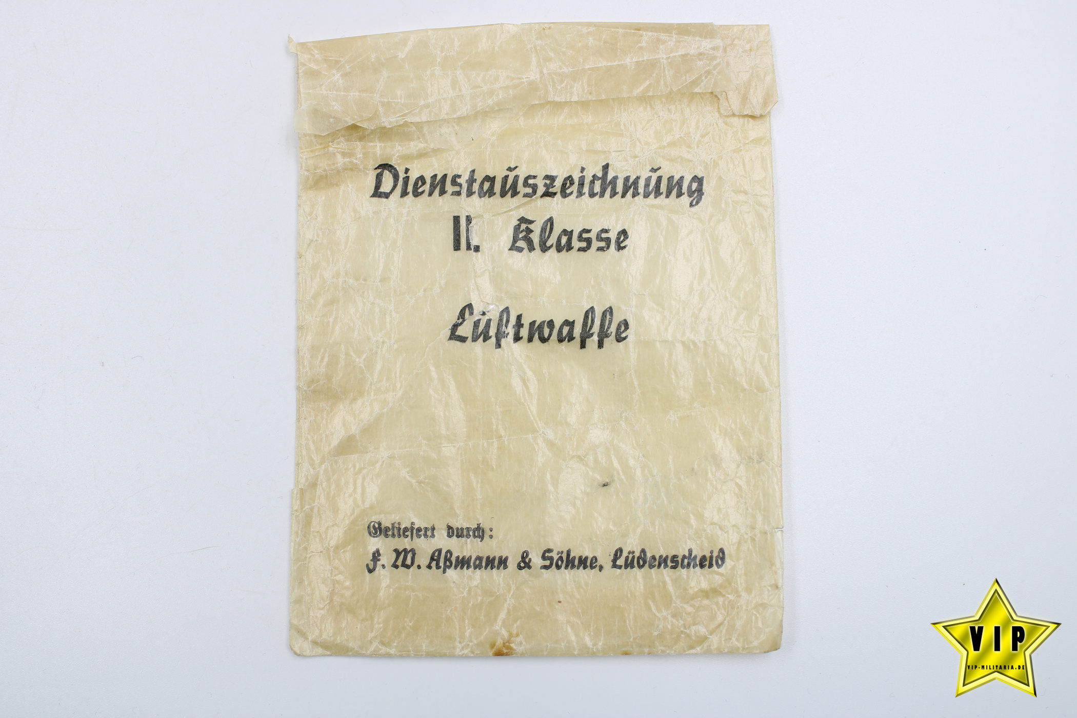 Wehrmacht Dienstauszeichnung in Silber 2. Klasse 18 Jahre in Tüte 