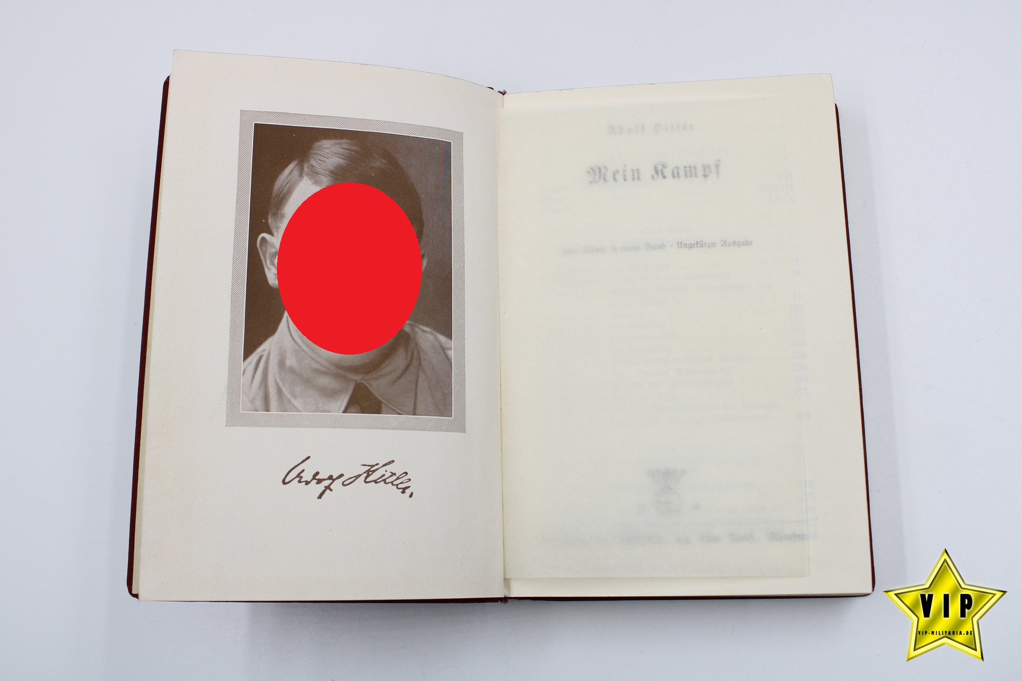 Mein Kampf rote Tornister Ausgabe 1940 Taschenbuch