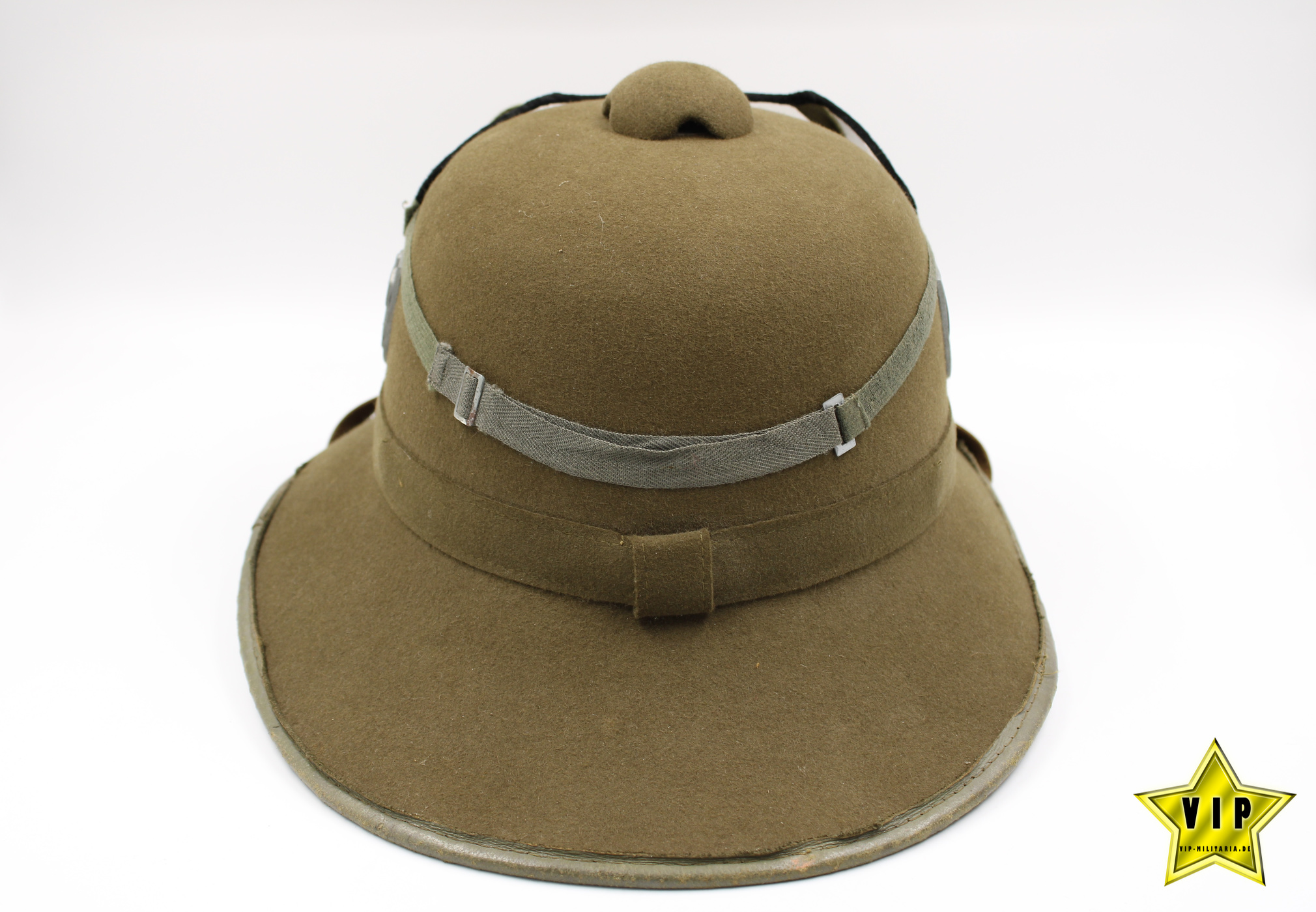 Wehrmacht Tropenhelm mit Schutzbrille