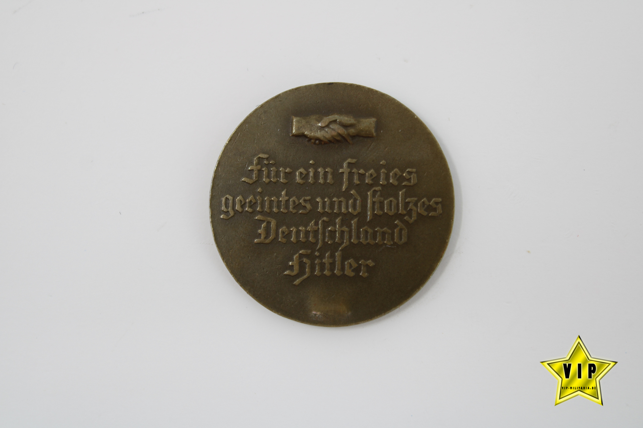 Bronzemedaille Adolf Hitler - Hindenburg 1933