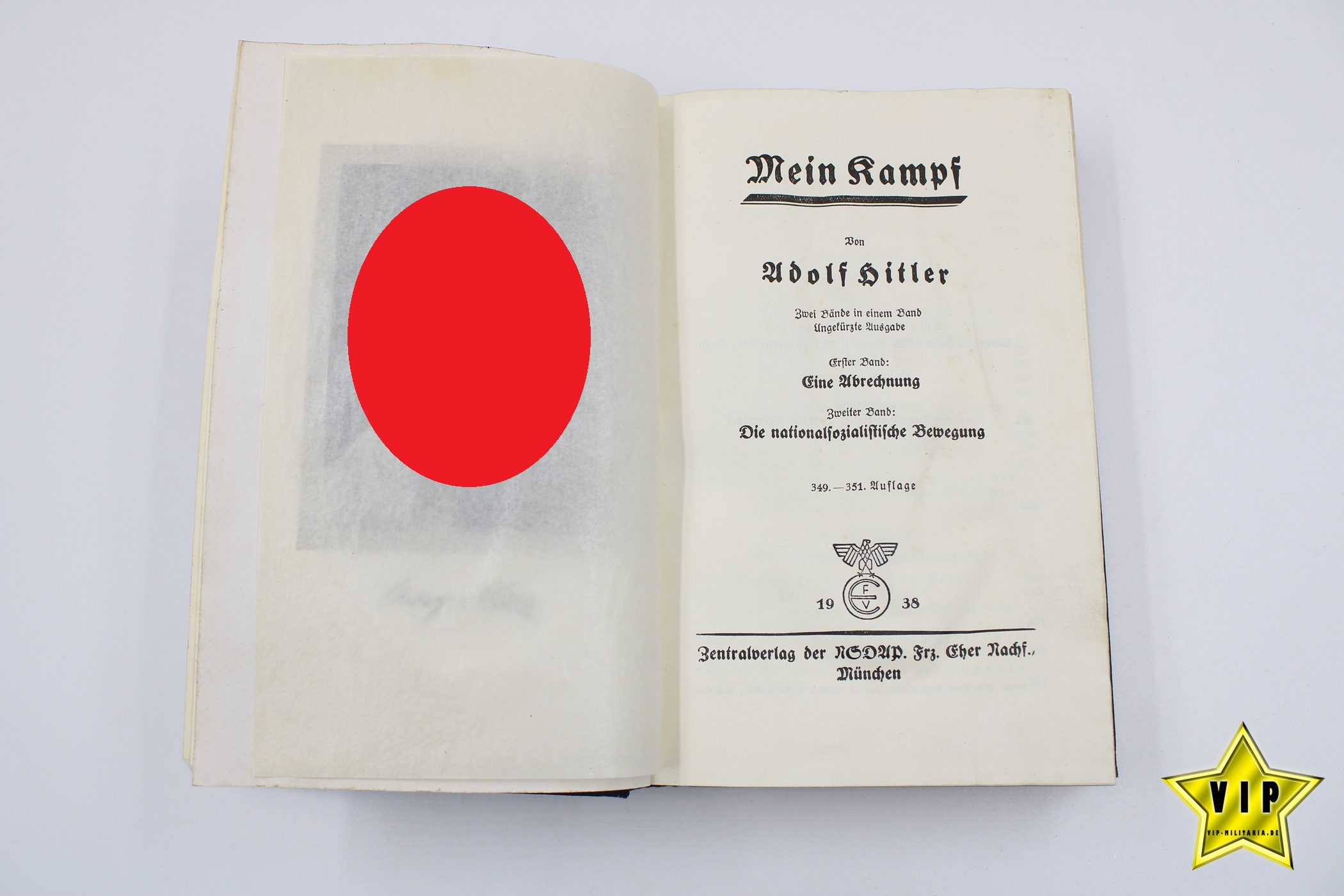 Adolf Hitler Mein Kampf Ausgabe von 1938 