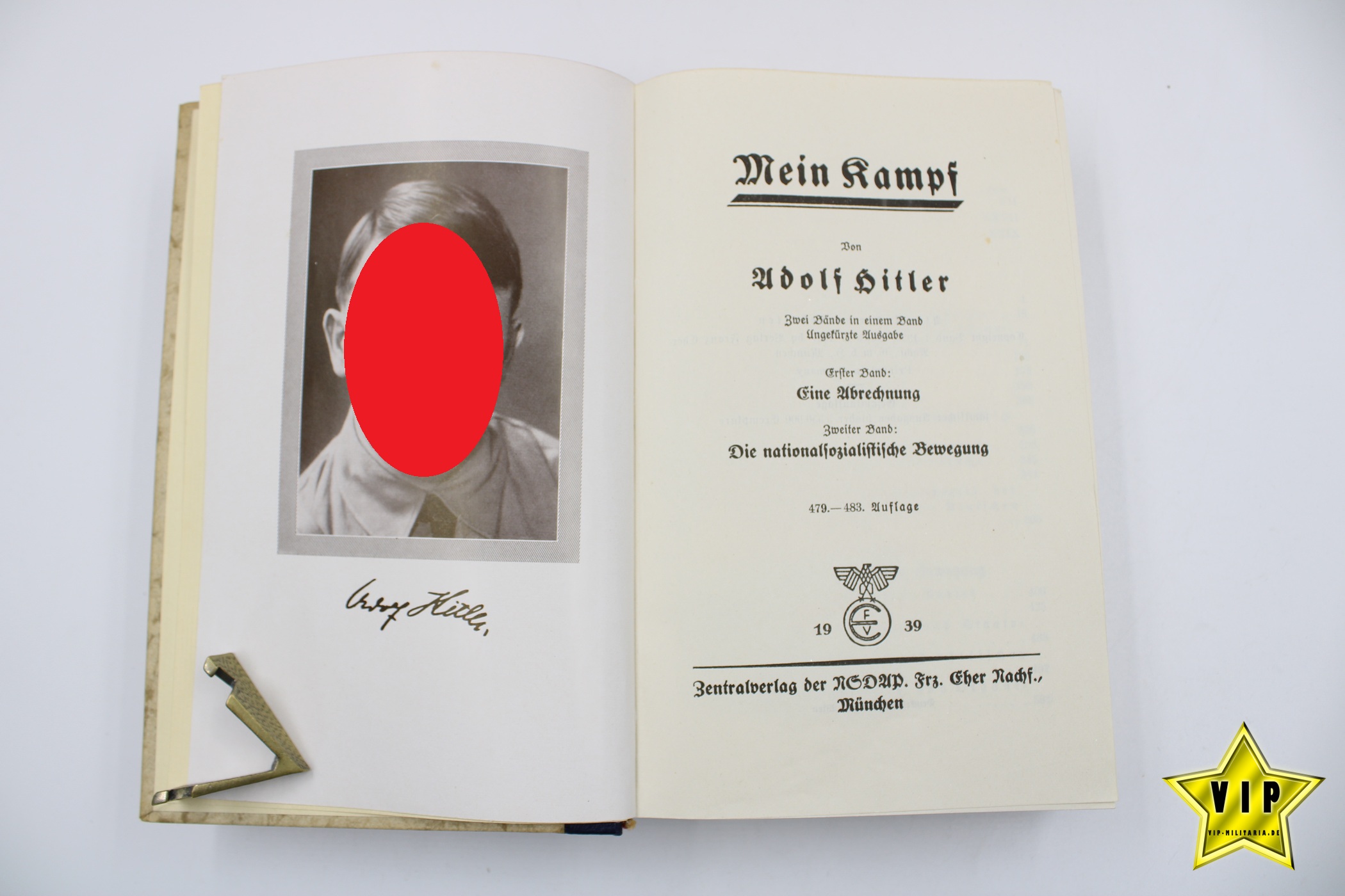 Mein Kampf 1939 mit Goldschnitt