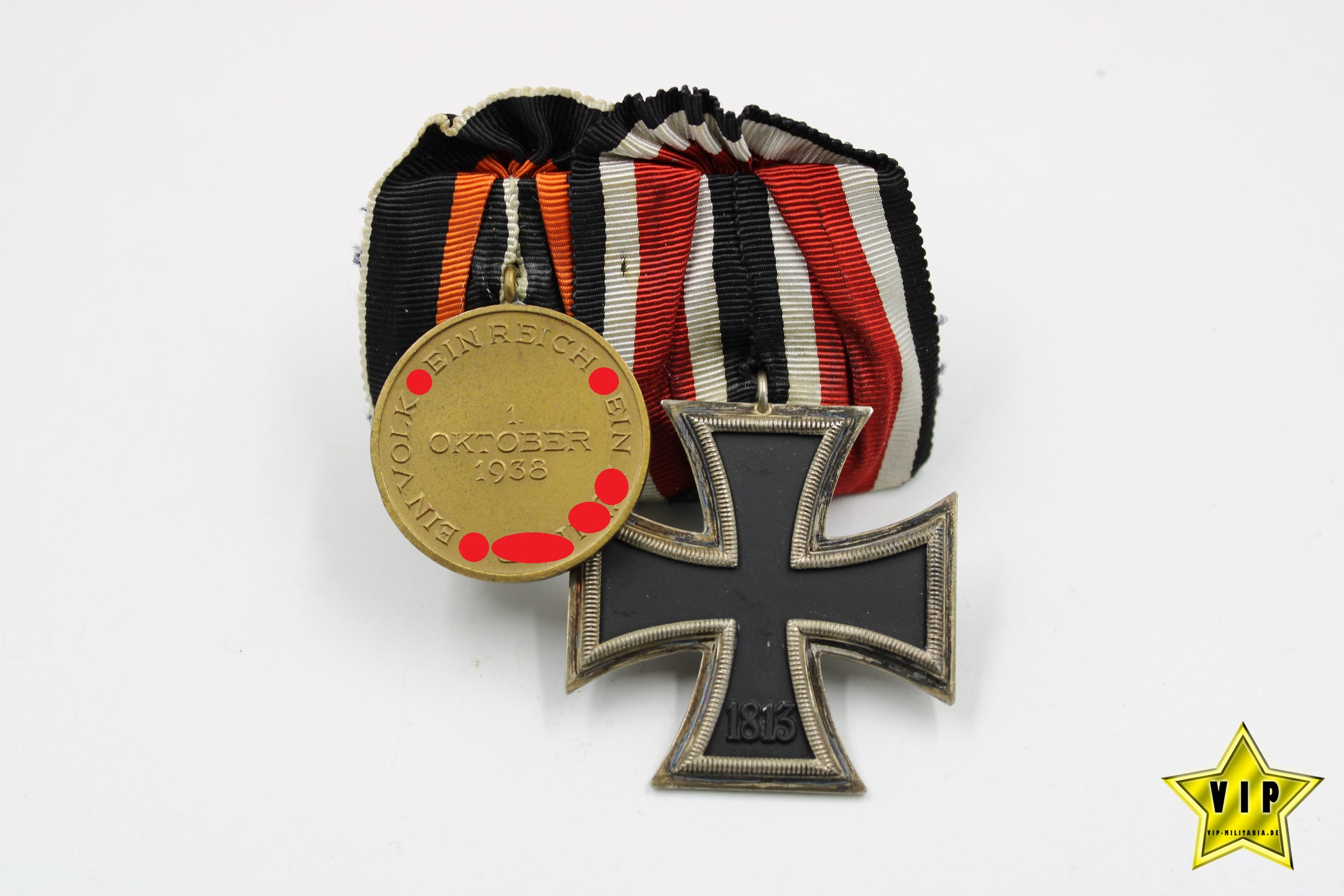 Eisernes Kreuz 2 Klasse 1939 Feldspange Anschluss Sudetenland Otto Schickle