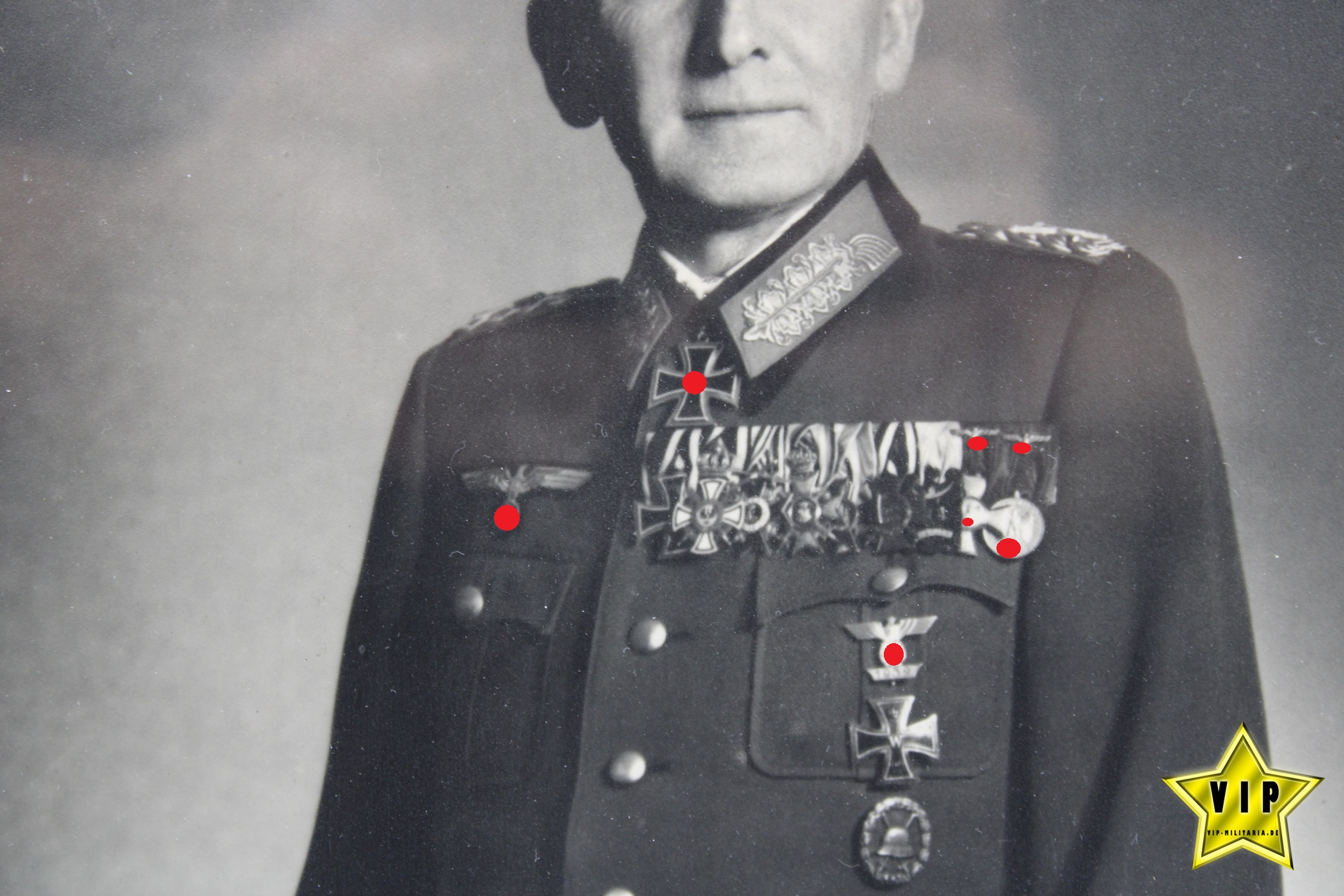 Ritterkreuzträger Generalfeldmarschall Erwin von Witzleben Wandbild