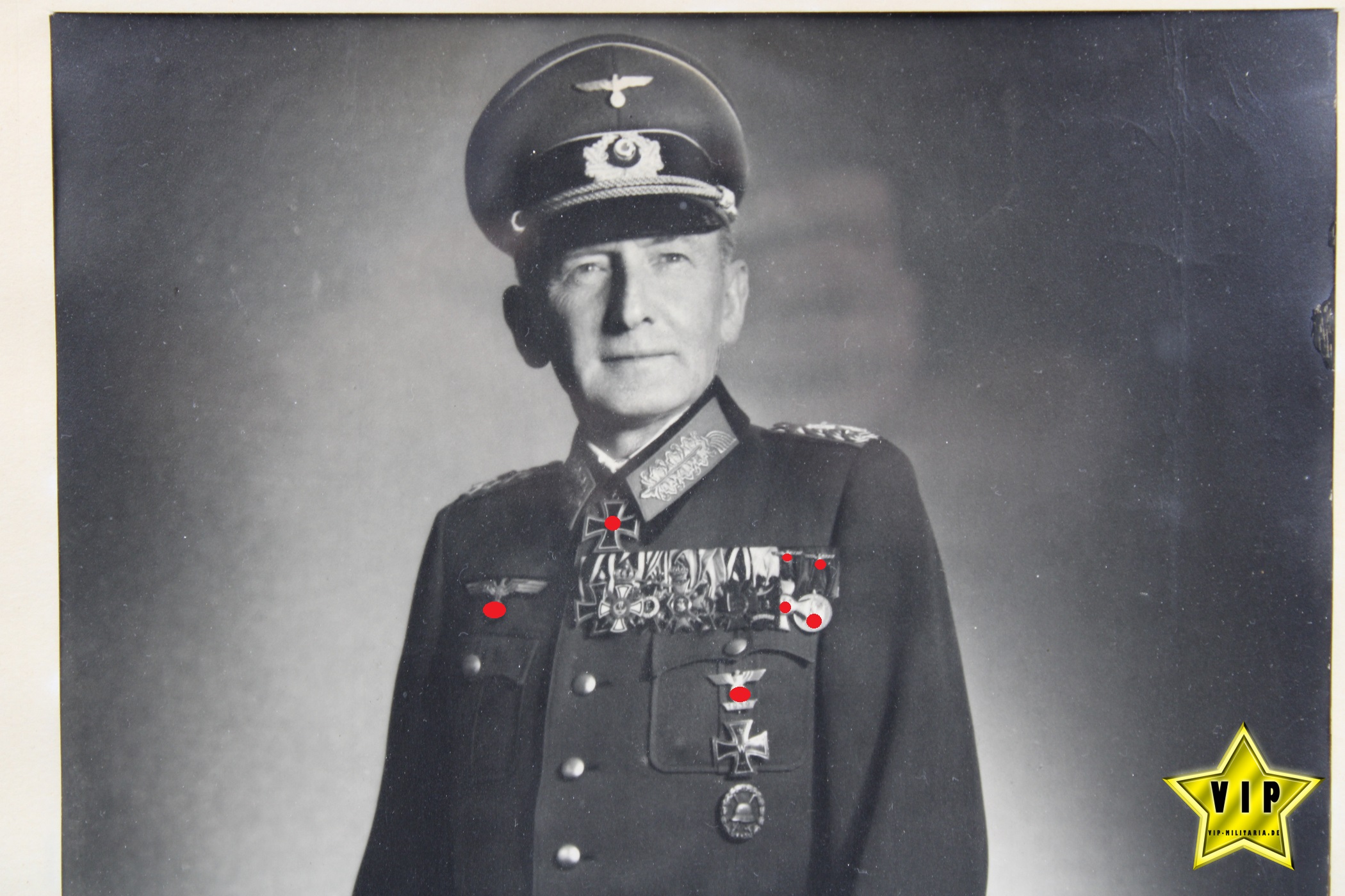 Ritterkreuzträger Generalfeldmarschall Erwin von Witzleben Wandbild