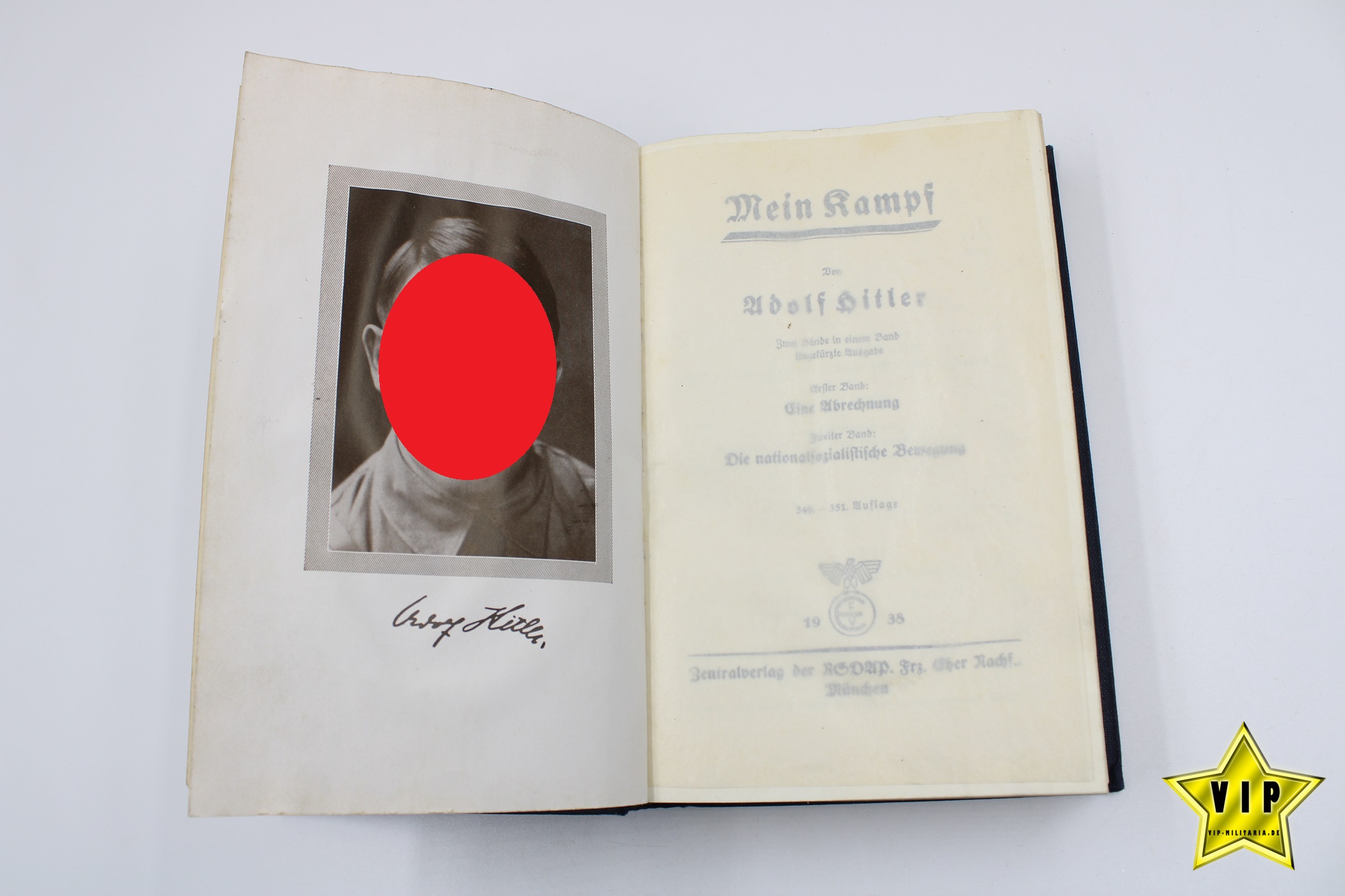 Adolf Hitler Mein Kampf Ausgabe von 1938 