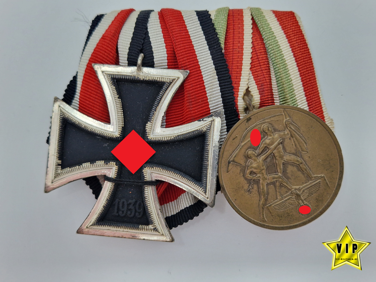 Memelland Eisernes Kreuz 1939 Feldspange