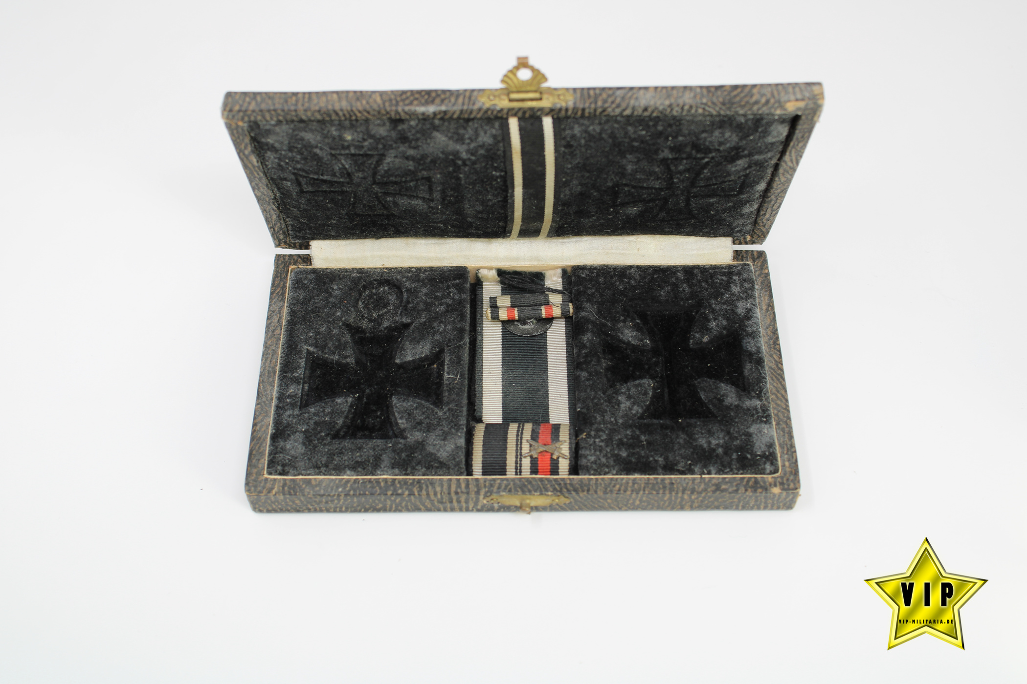 Eisernes Kreuz 1914 1. Klasse und 2. Klasse im Doppel Etui