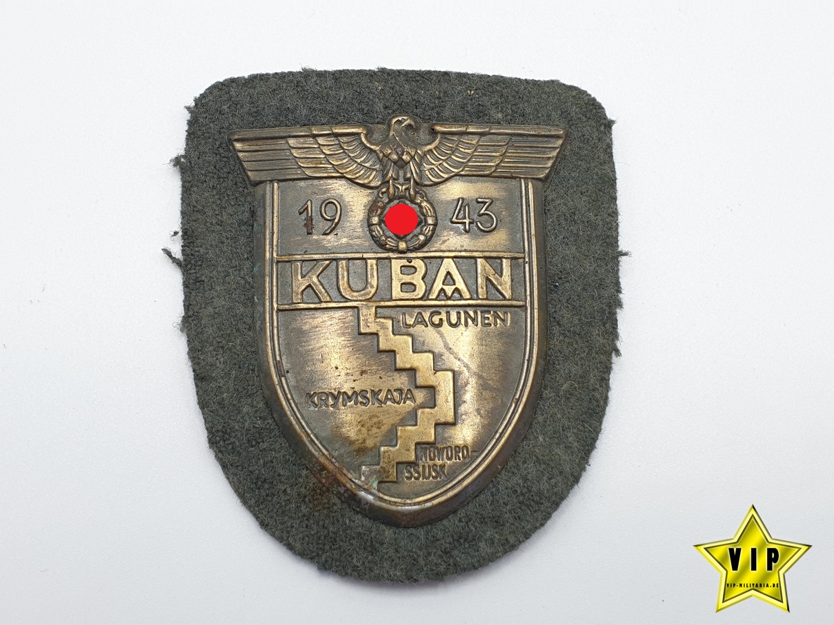 Kuban Schild auf Heeresstoff