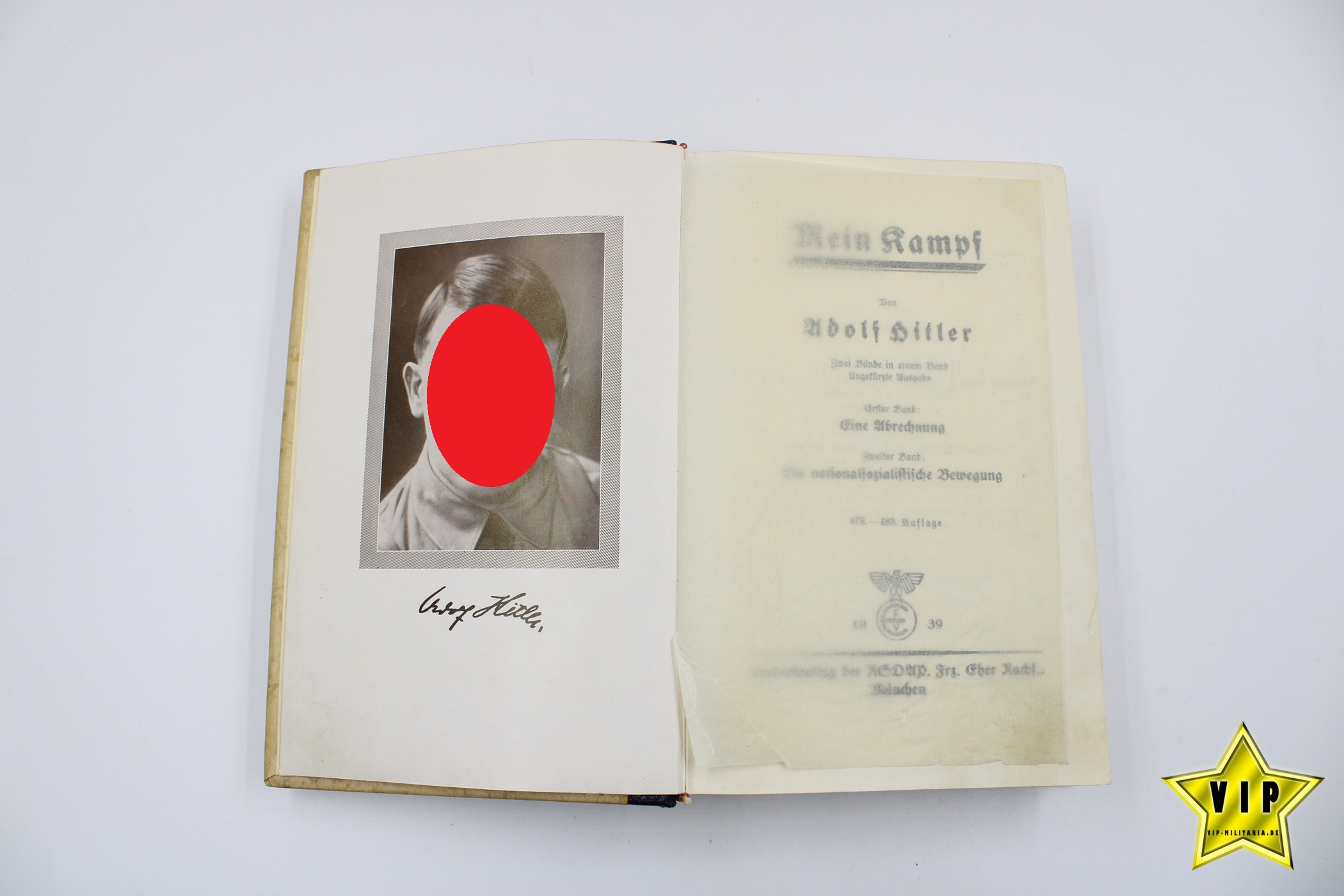 Adolf Hitler Mein Kampf 1939 mit Goldschnitt 1939