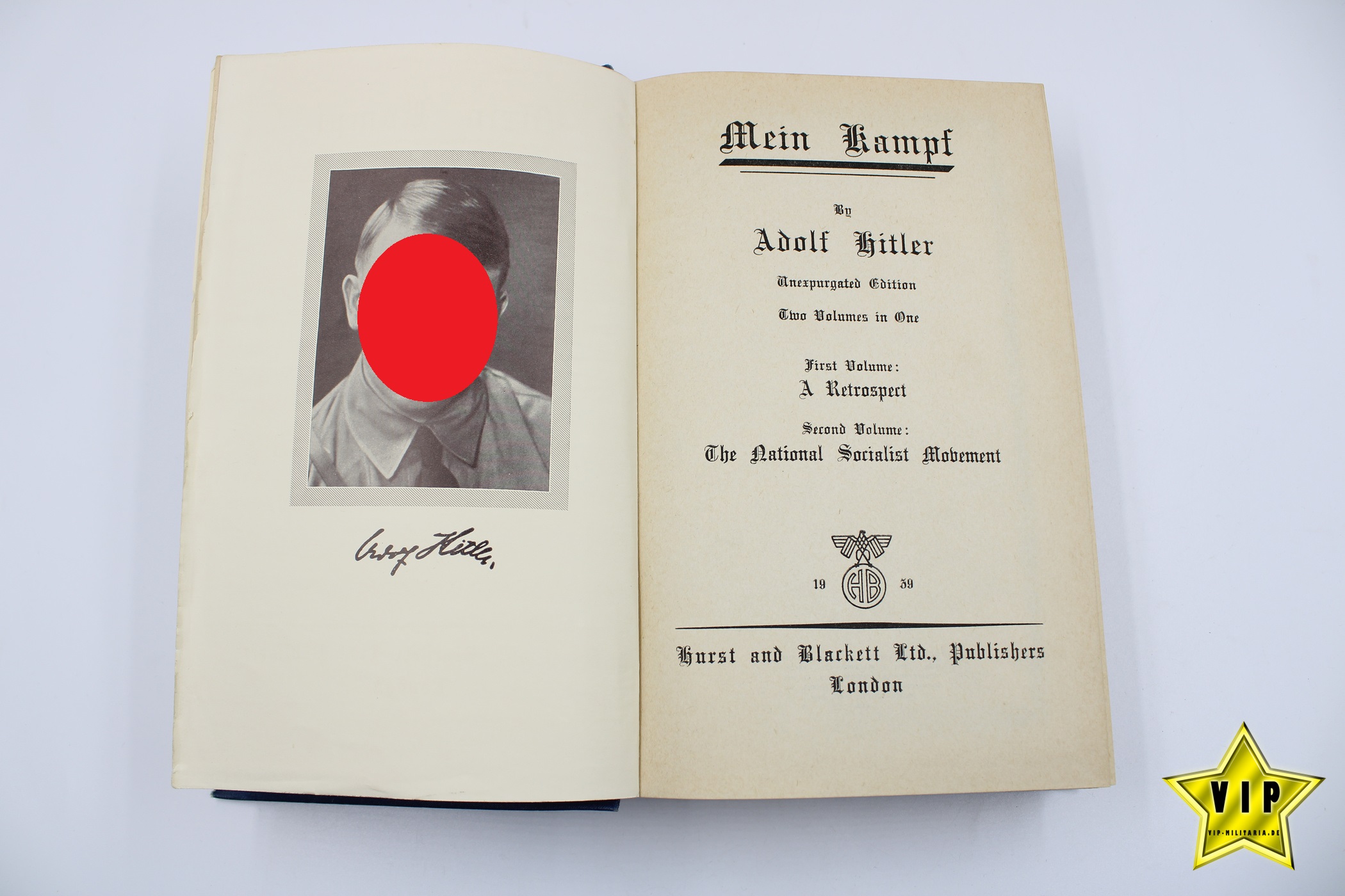 Mein Kampf in Englischer Schrift London 1939