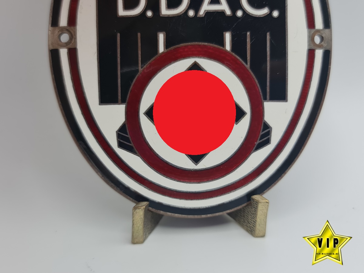 Emaille -Schild - DDAC Autoplakette